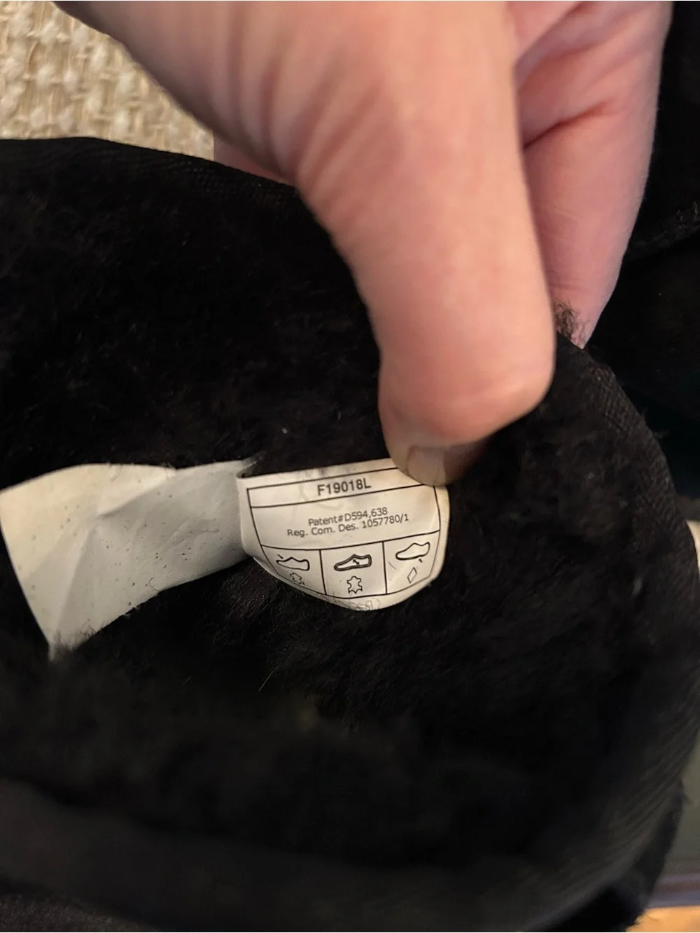 UGG black suede